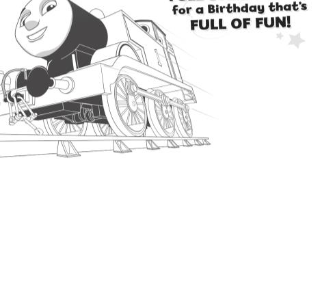 Happy Birthday Thomas & Friends Birthday Card Extra Image 1